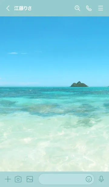 [LINE着せ替え] Hawaiian ocean is so beautiful MEKYM 2の画像3