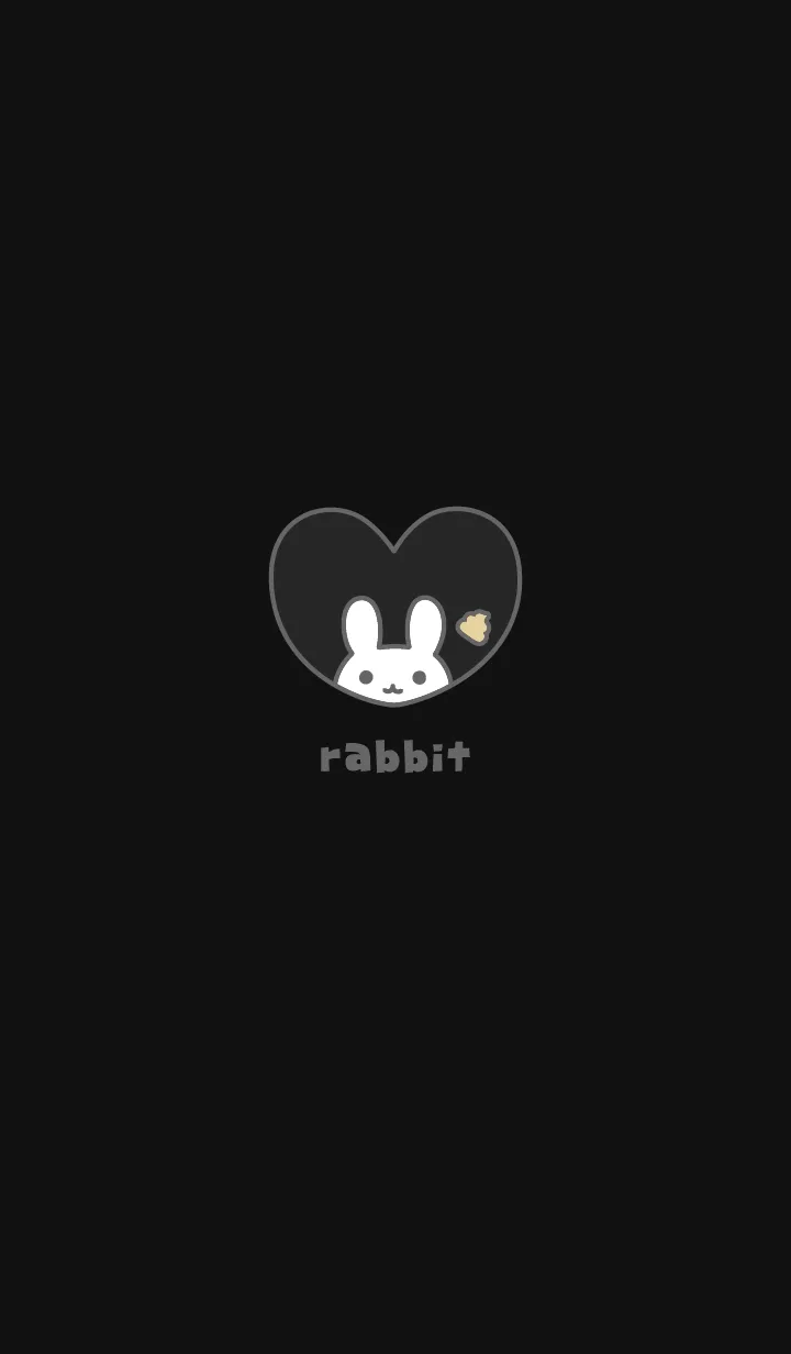 うさぎうんち[ブラック]の着せ替えメイン画像