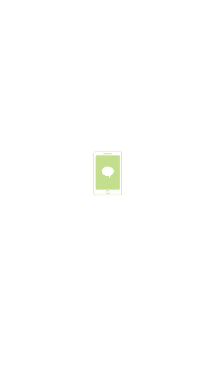 [LINE着せ替え] SIMPLE SMARTPHONE[GREEN04]の画像1