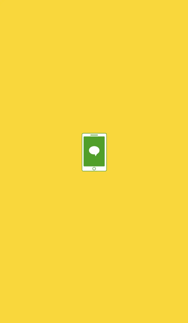 SIMPLE SMARTPHONE[YELLOW02]の着せ替えメイン画像