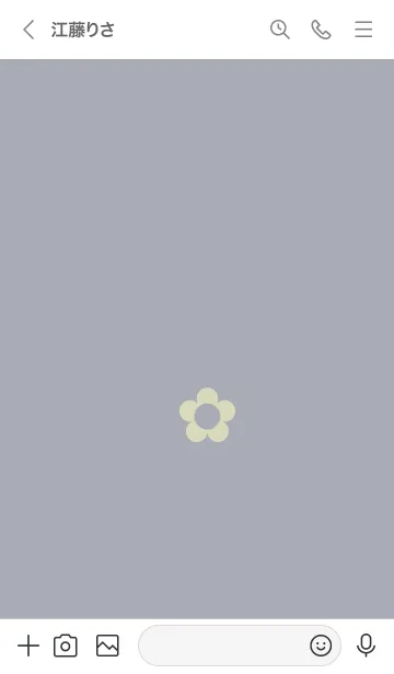 [LINE着せ替え] ザ シンプル ミニ フラワー 61の画像3