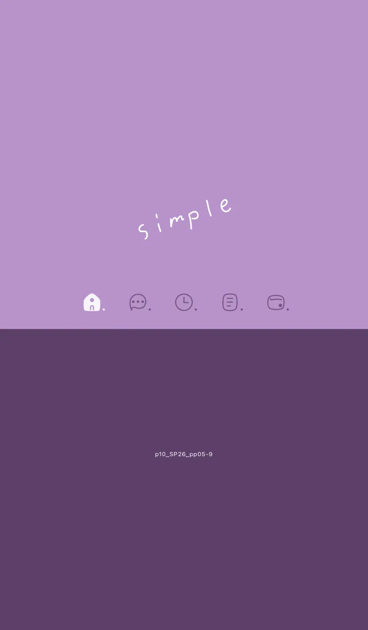 [LINE着せ替え] p10.26.パープル5-9の画像1