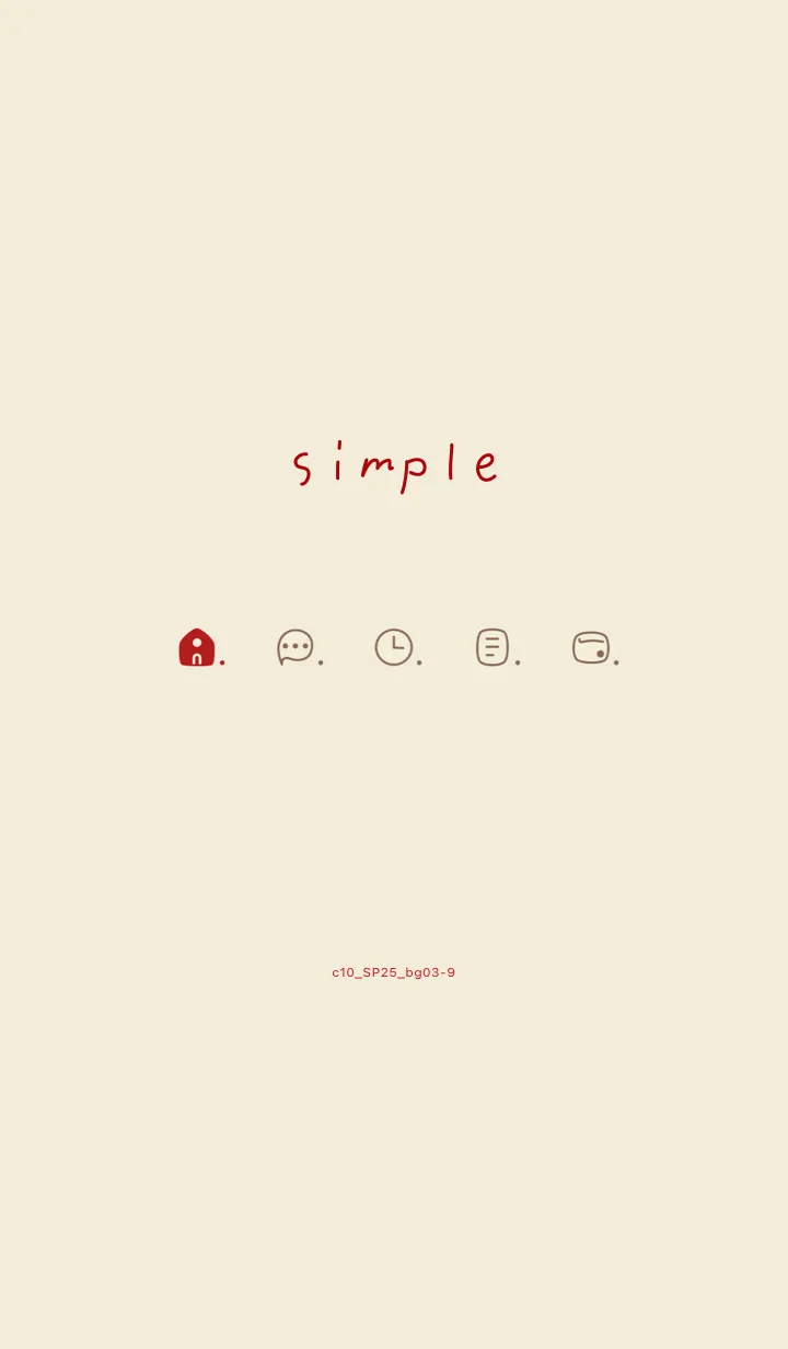 [LINE着せ替え] c10.25.ベージュ3-9の画像1