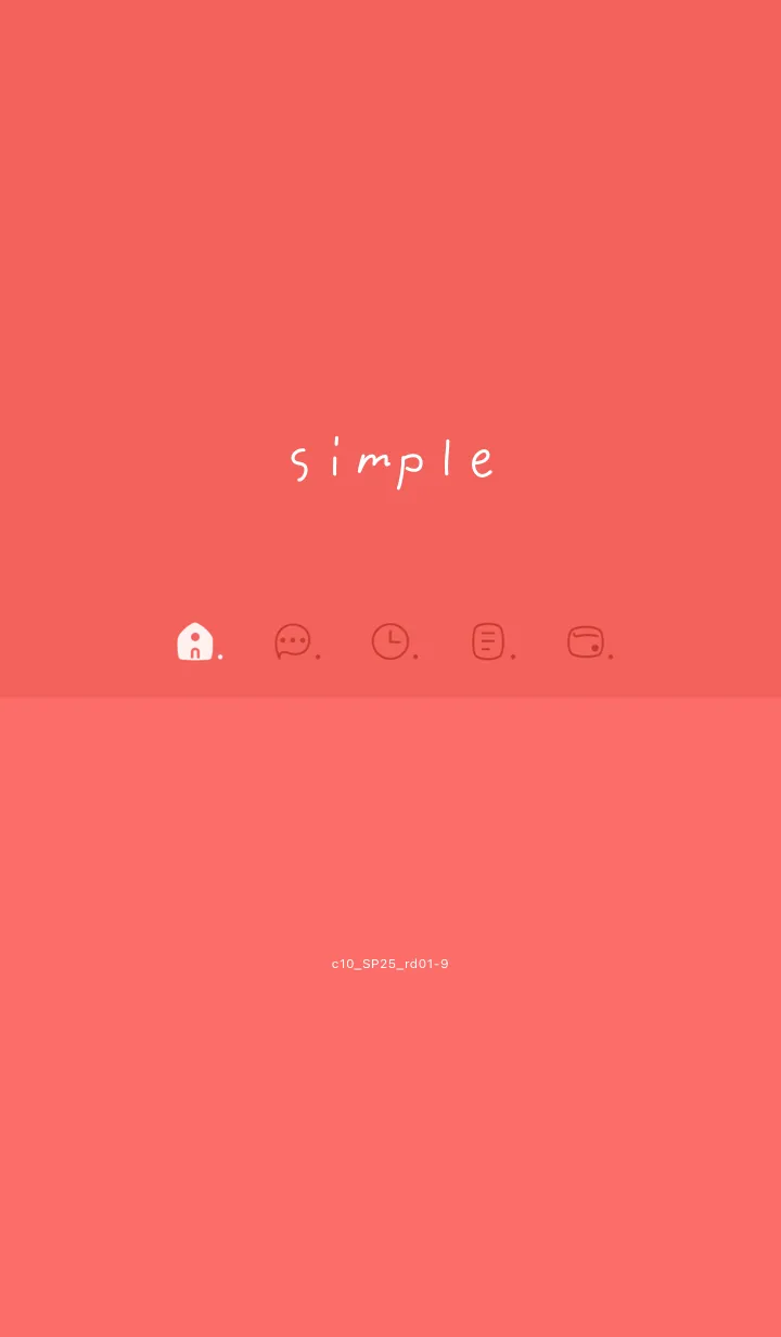 [LINE着せ替え] c10.25.レッド1-9の画像1