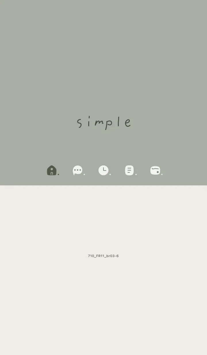 [LINE着せ替え] 710.11_スモーキーMアッシュ ブラウン3-6の画像1