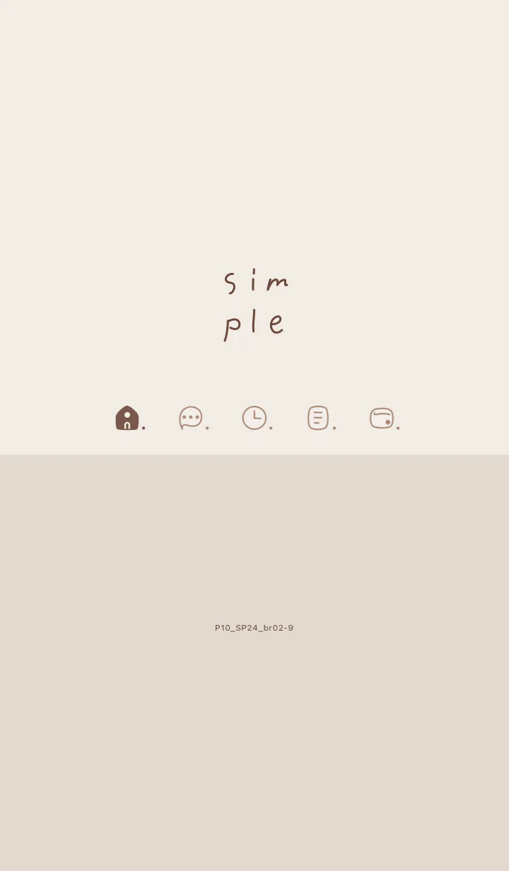 [LINE着せ替え] P10.24.ブラウン2-9の画像1