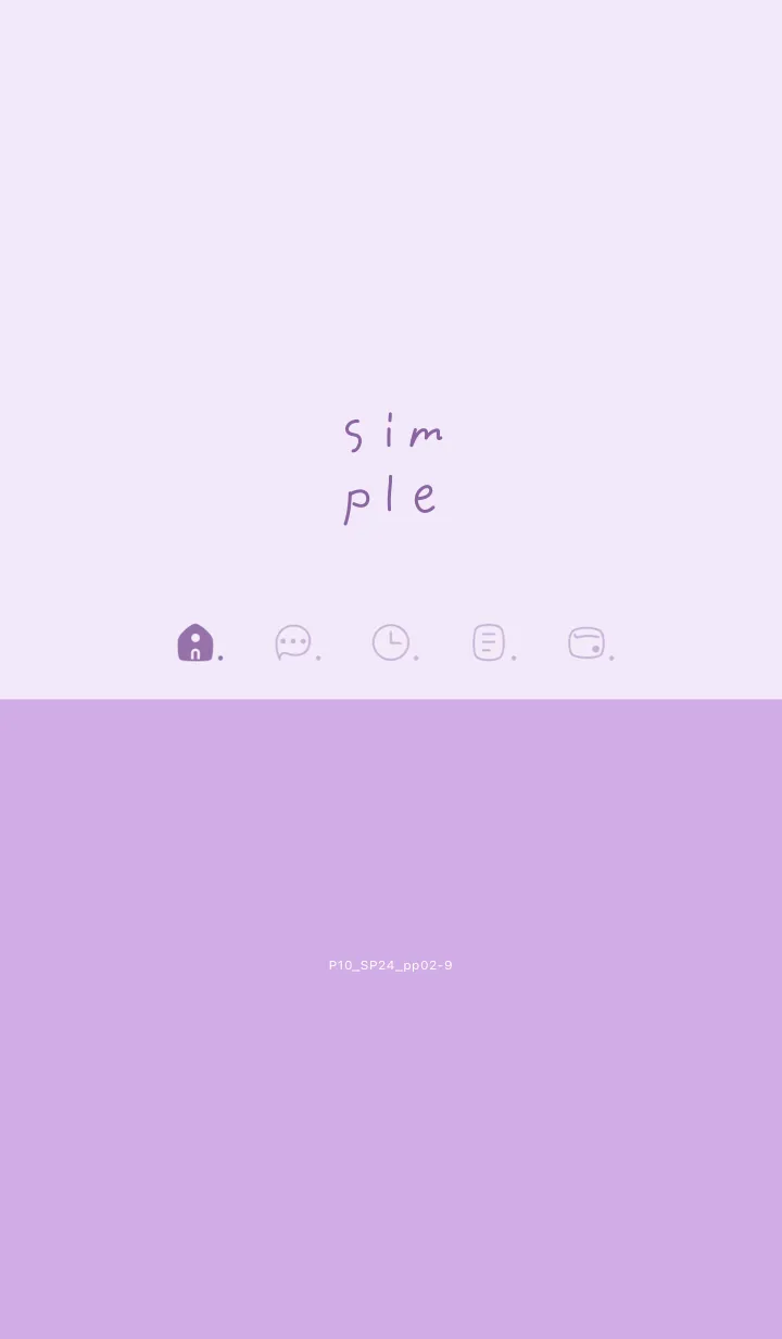 [LINE着せ替え] P10.24.パープル2-9の画像1