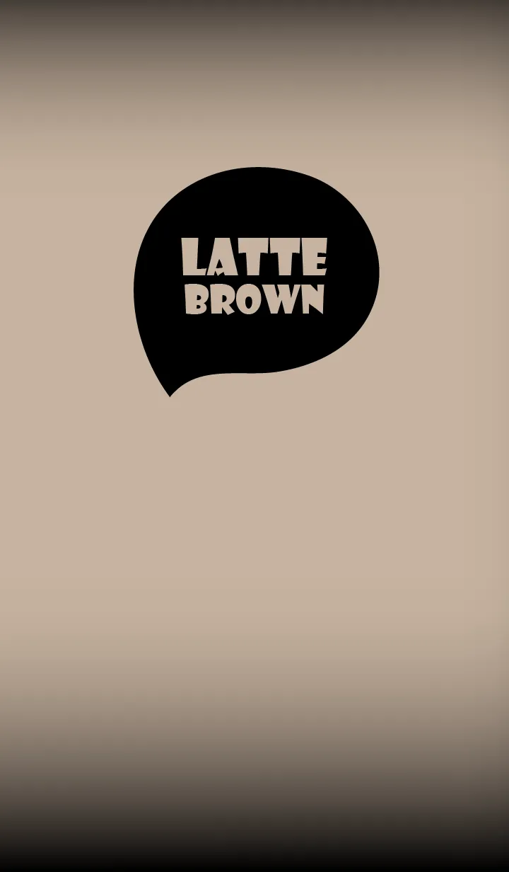 [LINE着せ替え] Latte Brown And Black (JP)の画像1