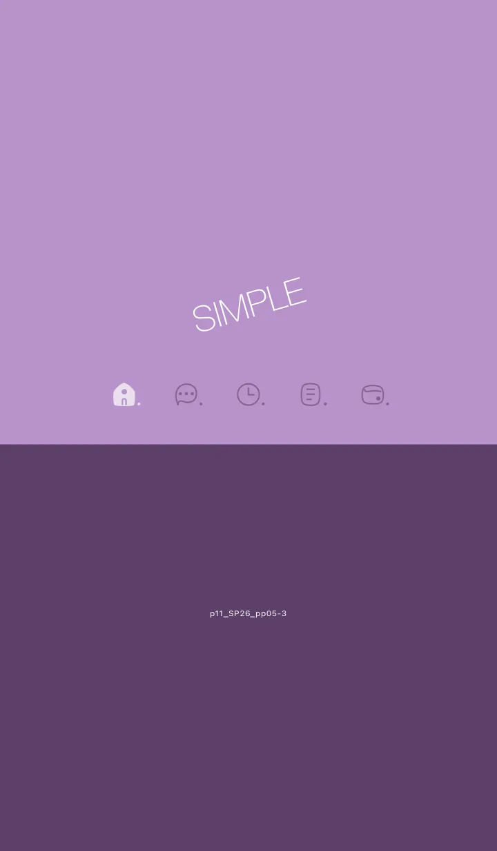 [LINE着せ替え] p11.26.パープル5-3の画像1