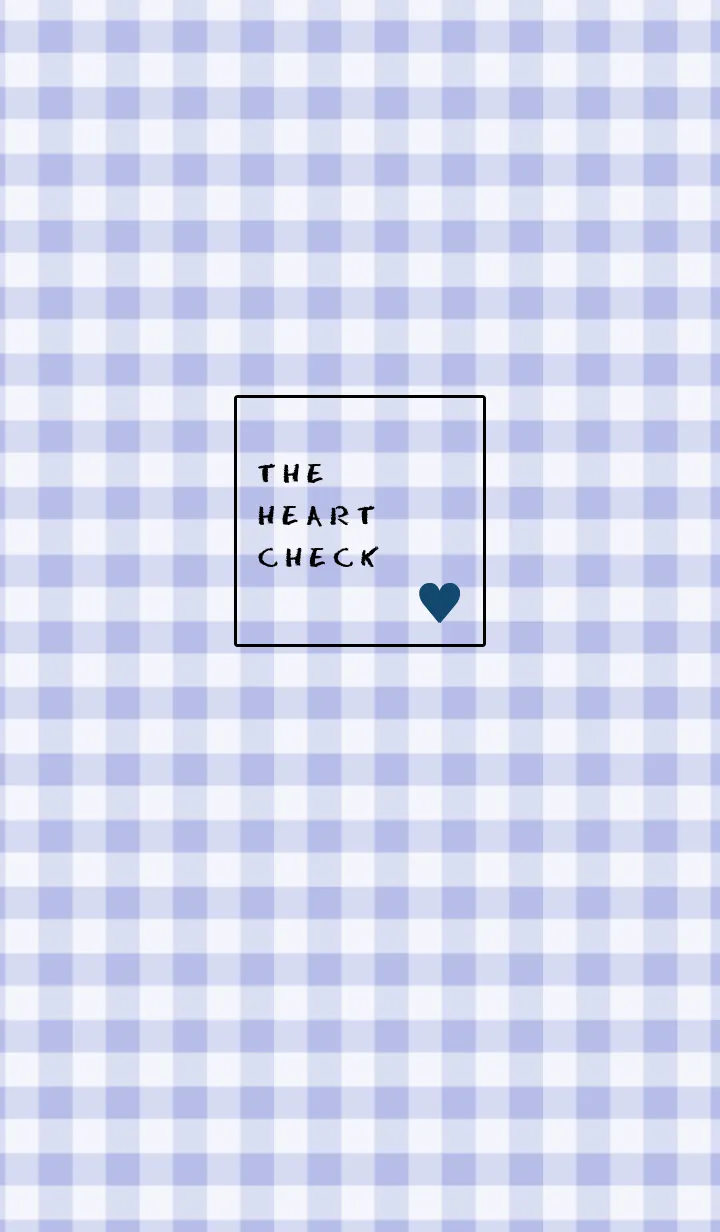 [LINE着せ替え] ザ ハート チェック 93の画像1