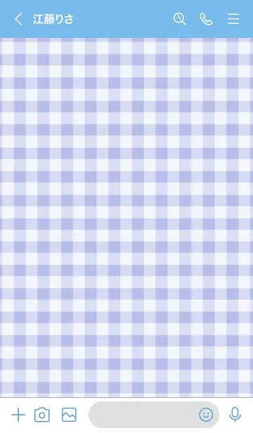 [LINE着せ替え] ザ ハート チェック 93の画像3