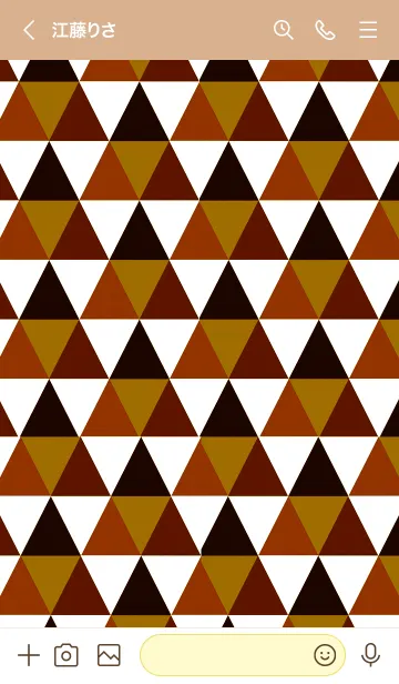[LINE着せ替え] トライアングル 54の画像3