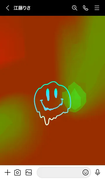 [LINE着せ替え] サイケデリック スマイル 51の画像3
