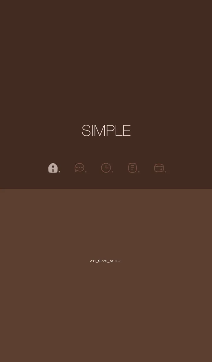 [LINE着せ替え] c11.25.ブラウン1-3の画像1