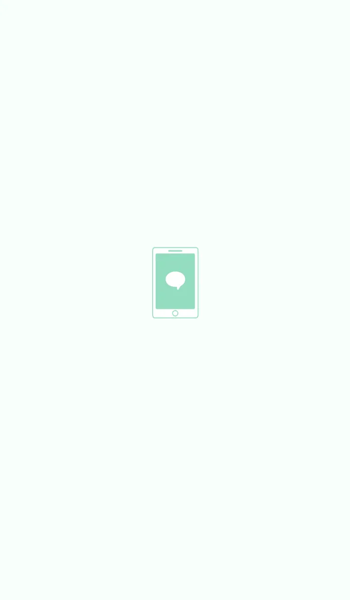 [LINE着せ替え] SIMPLE SMARTPHONE[GREEN05]の画像1