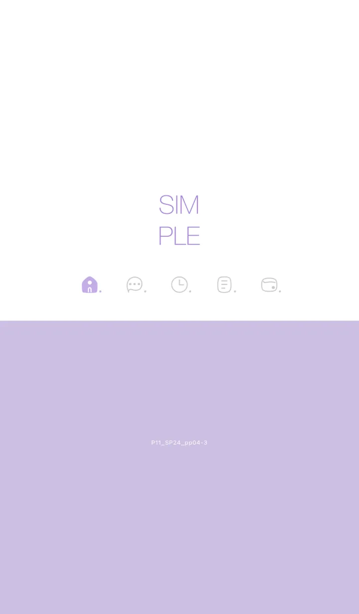 [LINE着せ替え] P11.24.パープル4-3の画像1