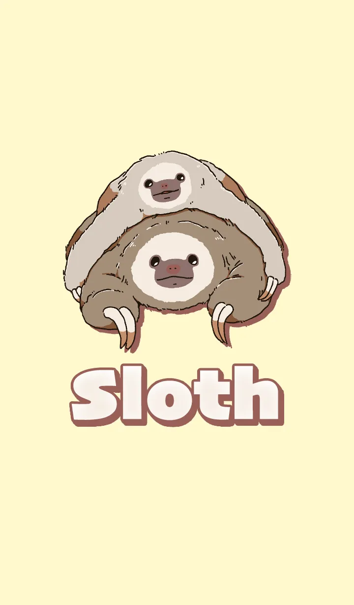 [LINE着せ替え] ナマケモノの着せ替えの画像1