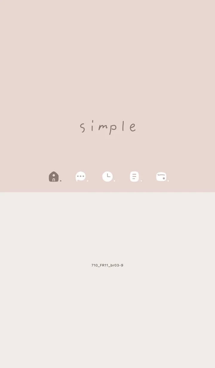 [LINE着せ替え] 710.11_ベージュ ブラウン3-9の画像1