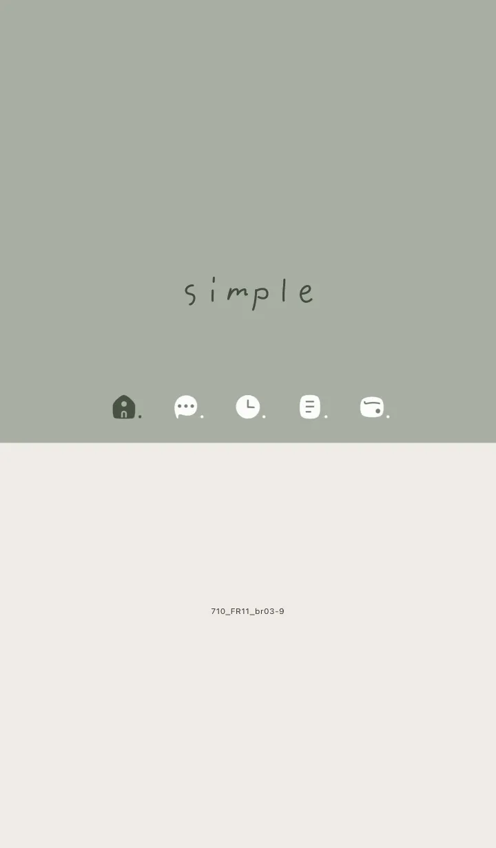 [LINE着せ替え] 710.11_スモーキーMアッシュ ブラウン3-9の画像1