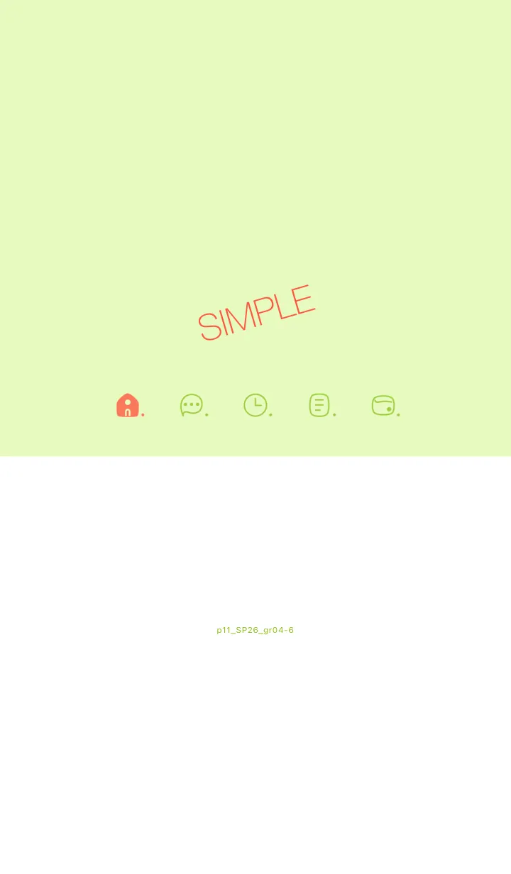 [LINE着せ替え] p11.26.グリーン4-6の画像1