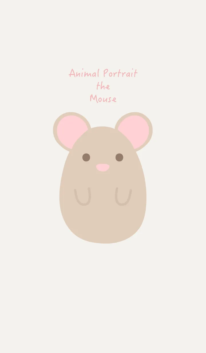 [LINE着せ替え] Animal Portrait - The Mouseの画像1