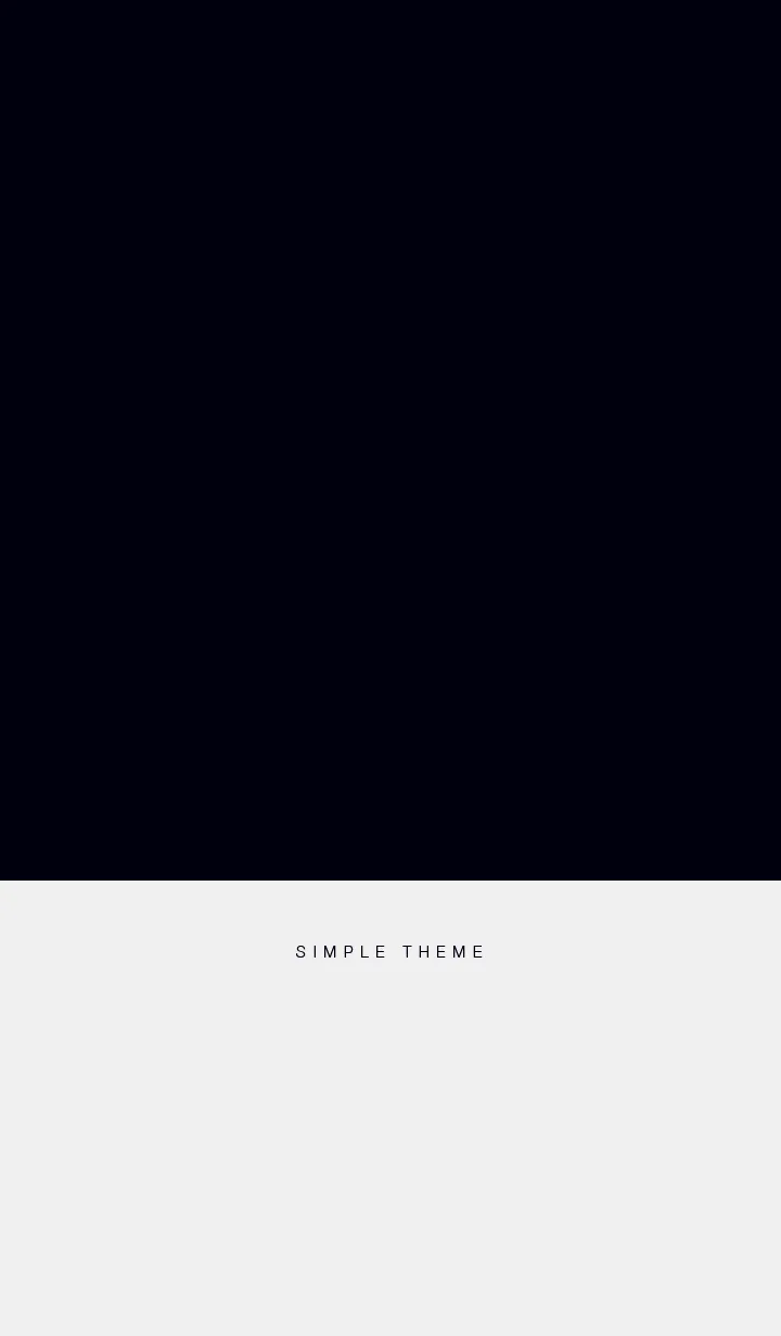 [LINE着せ替え] Simple / Theme / Black x Light Grayの画像1