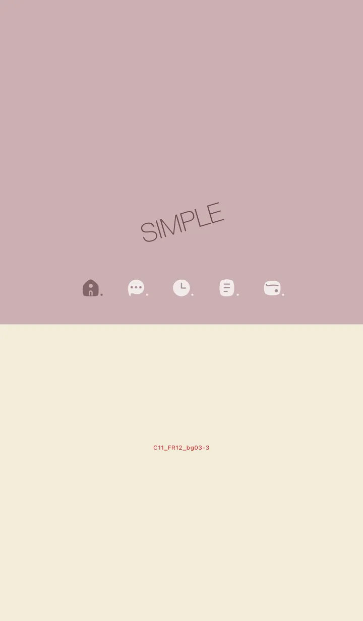 [LINE着せ替え] C11.12_ピンク2 ベージュ3-3の画像1
