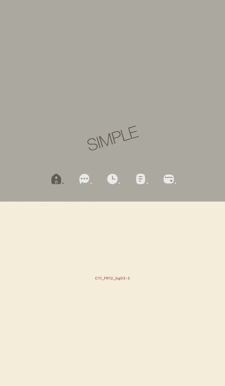 [LINE着せ替え] C11.12_スモーキーアッシュ ベージュ3-3の画像1