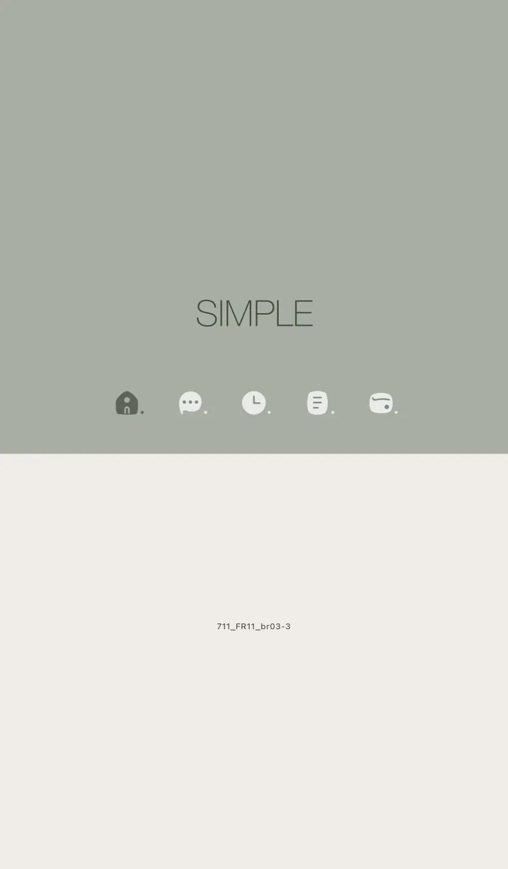 [LINE着せ替え] 711.11_スモーキーMアッシュ ブラウン3-3の画像1