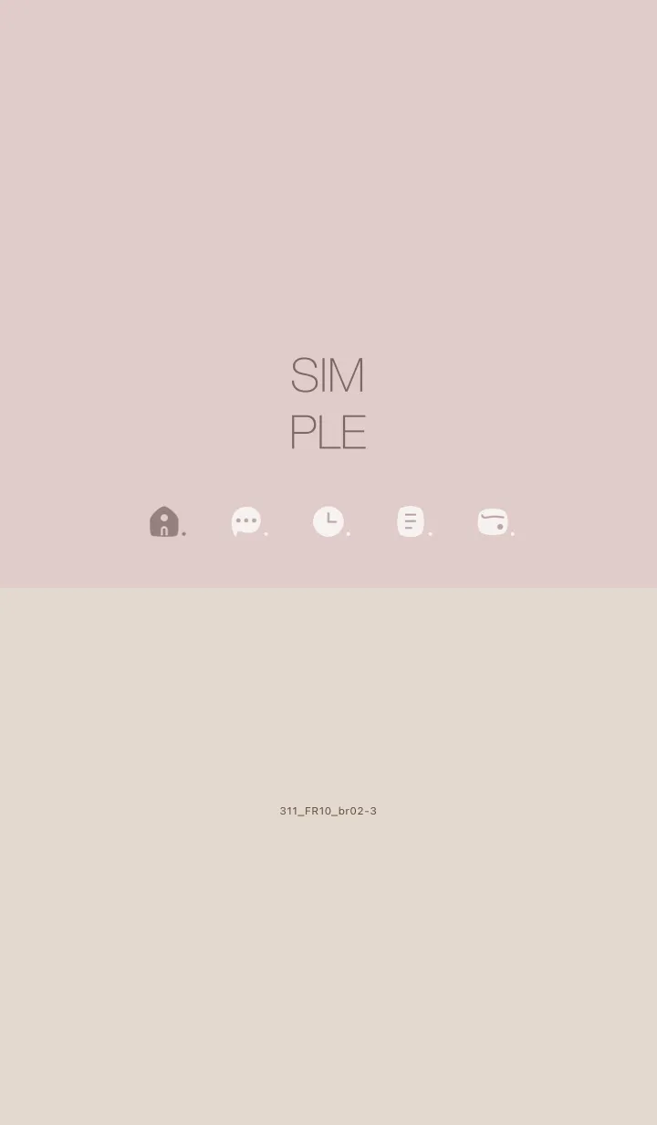 [LINE着せ替え] 311.10_ピンク ブラウン2-3の画像1