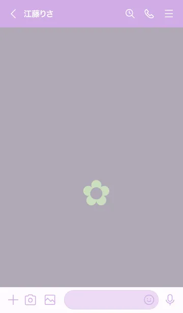 [LINE着せ替え] ザ シンプル ミニ フラワー 62の画像3