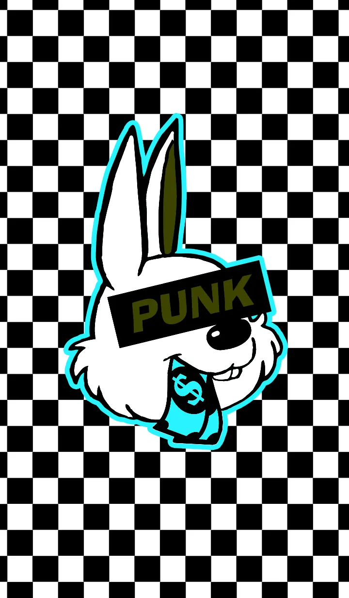 [LINE着せ替え] パンク ラビット 54の画像1