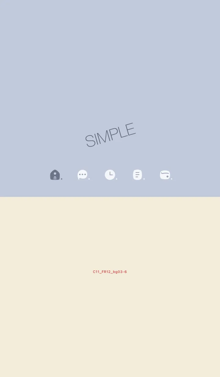 [LINE着せ替え] C11.12_ホワイトアッシュ ベージュ3-6の画像1