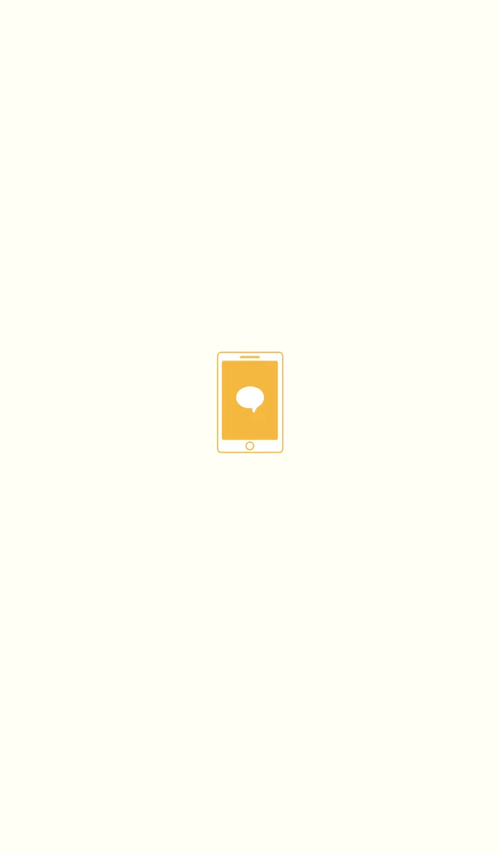 [LINE着せ替え] SIMPLE SMARTPHONE[YELLOW03]の画像1