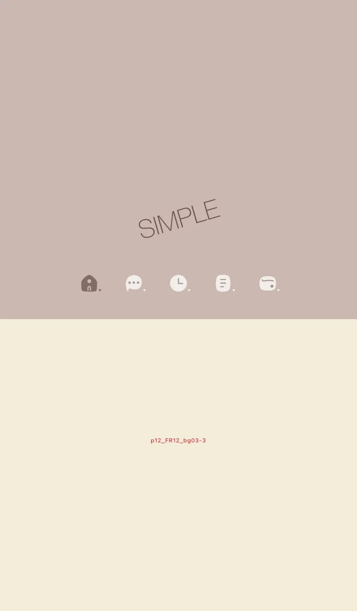 [LINE着せ替え] p12.12_ベージュ2 ベージュ3-3の画像1