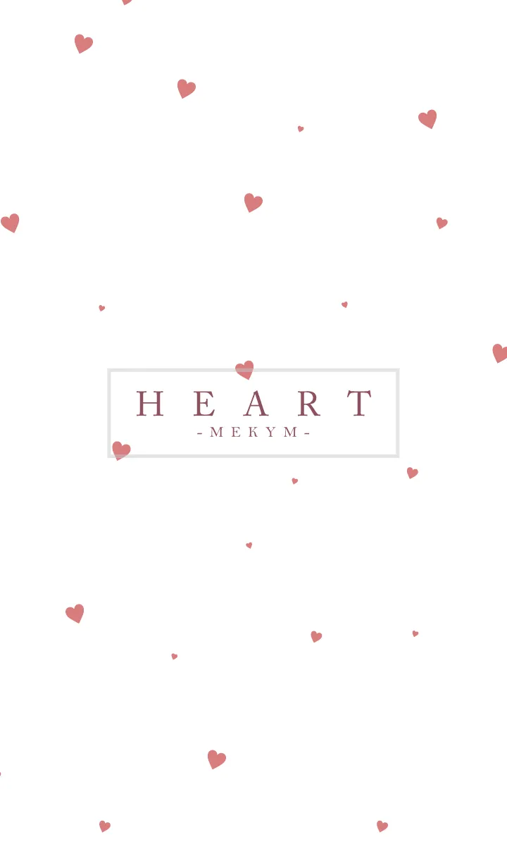 [LINE着せ替え] HEART-Red.MEKYM 21の画像1