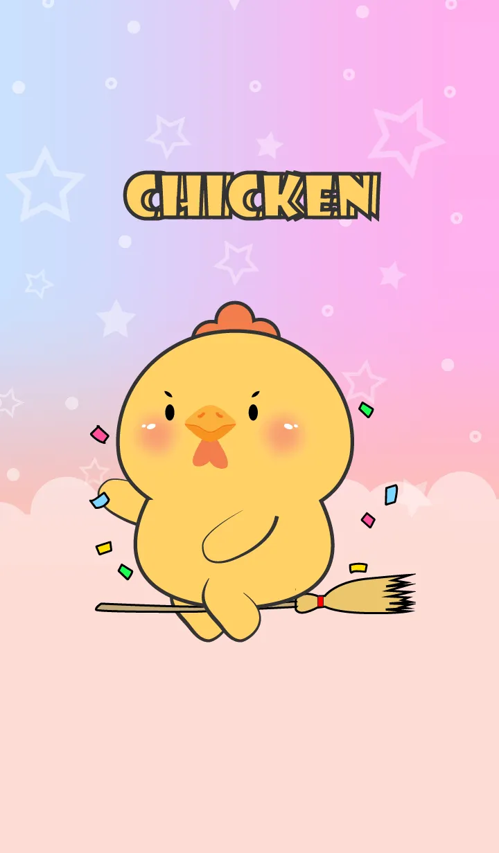 [LINE着せ替え] Cute Naughty Chicken Theme (JP)の画像1