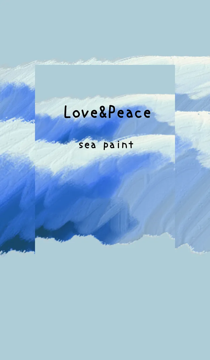 [LINE着せ替え] 油絵アート【sea paint 72】の画像1