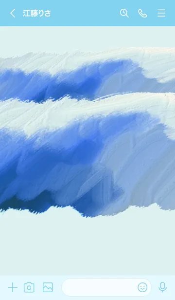 [LINE着せ替え] 油絵アート【sea paint 72】の画像3