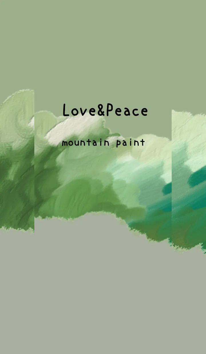 [LINE着せ替え] 油絵アート【mountain paint 73】の画像1