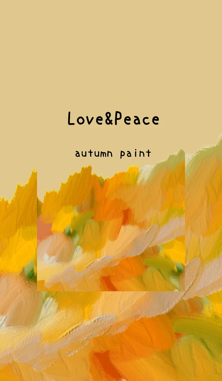 [LINE着せ替え] 油絵アート【autumn paint 74】の画像1