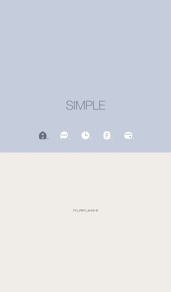 [LINE着せ替え] 711.11_ホワイトアッシュ ブラウン3-9の画像1