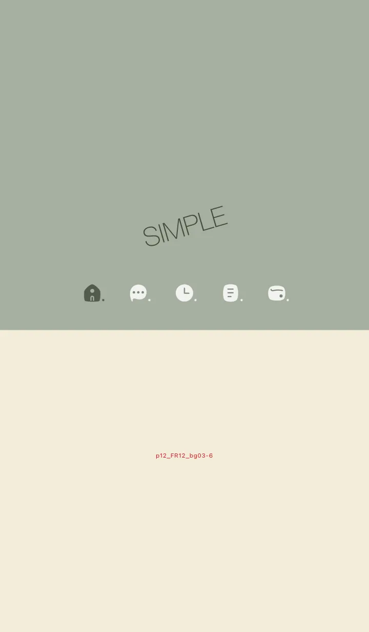 [LINE着せ替え] p12.12_スモーキーMアッシュ ベージュ3-6の画像1