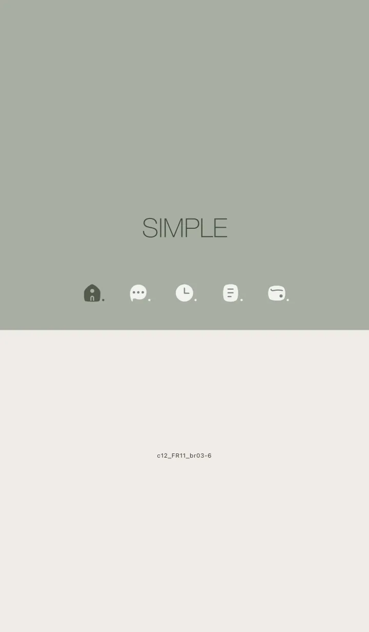 [LINE着せ替え] c12.11_スモーキーMアッシュ ブラウン3-6の画像1