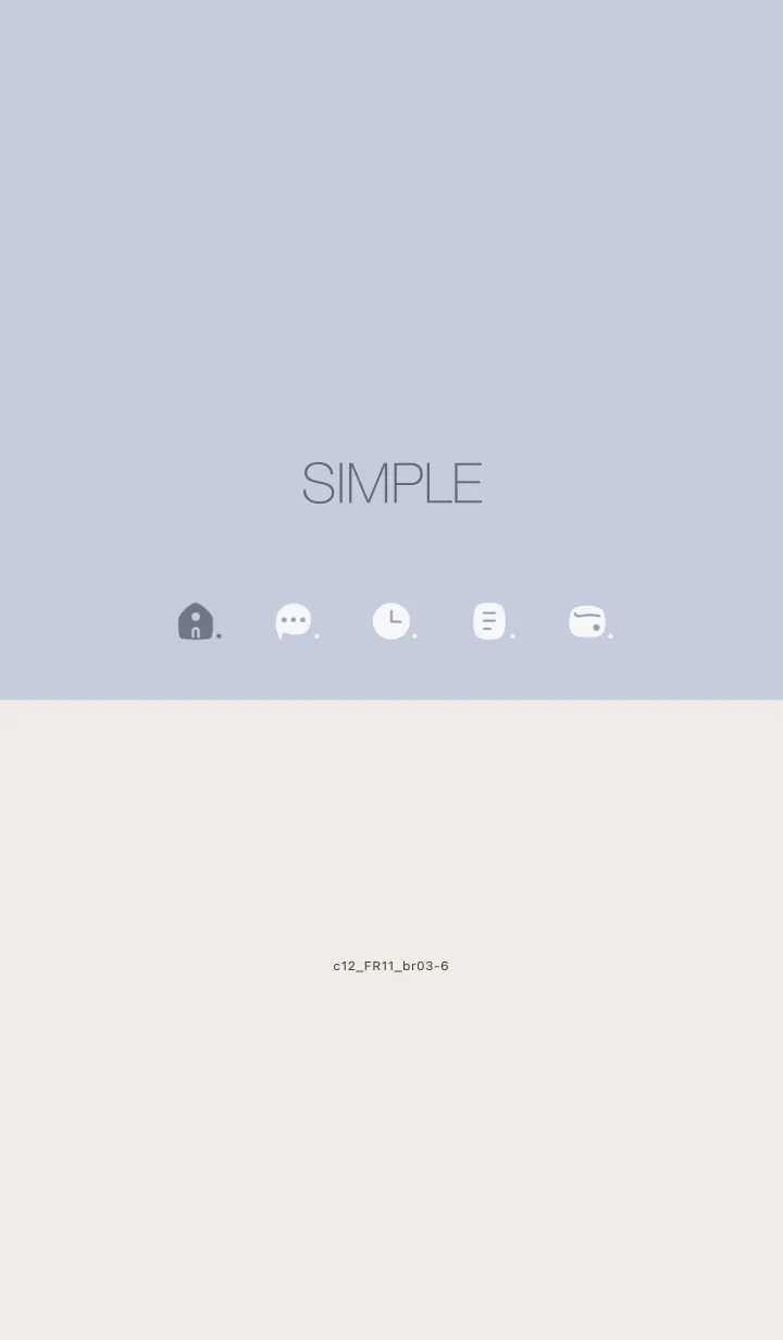 [LINE着せ替え] c12.11_ホワイトアッシュ ブラウン3-6の画像1