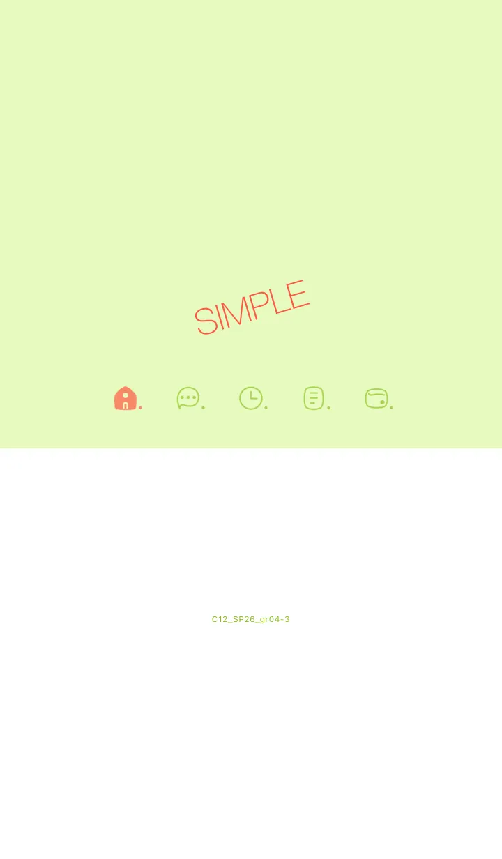[LINE着せ替え] C12.26_グリーン4-3の画像1