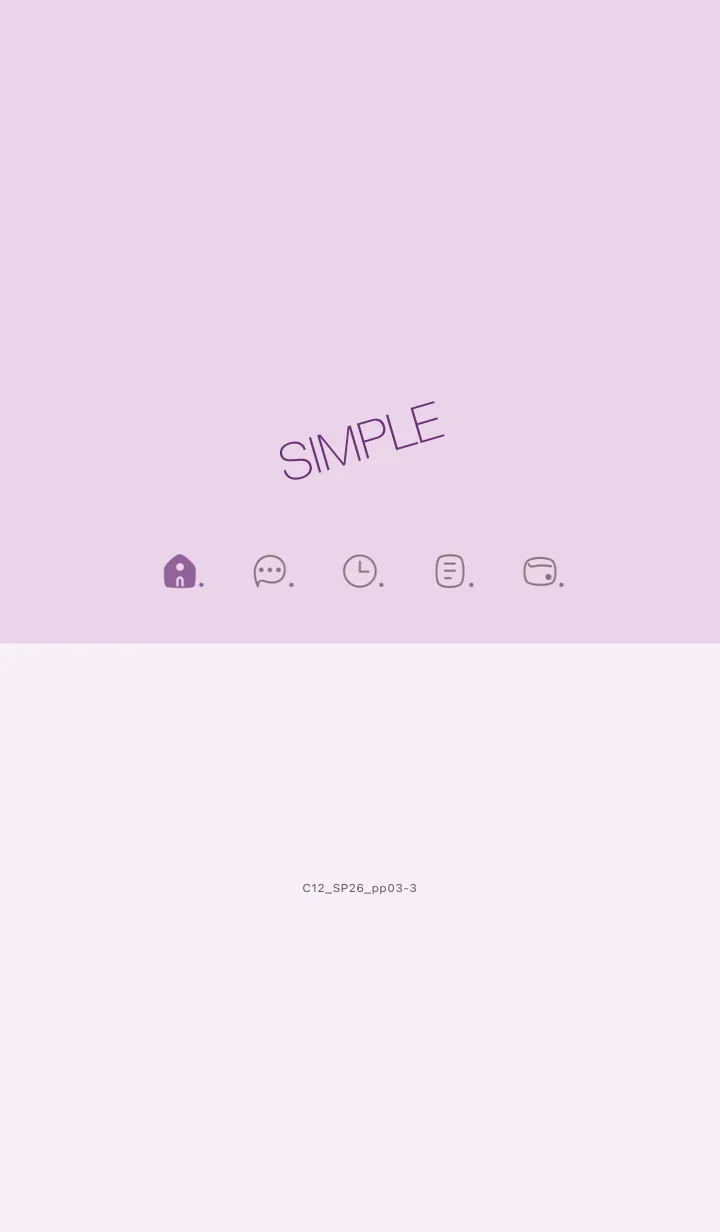 [LINE着せ替え] C12.26_パープル3-3の画像1