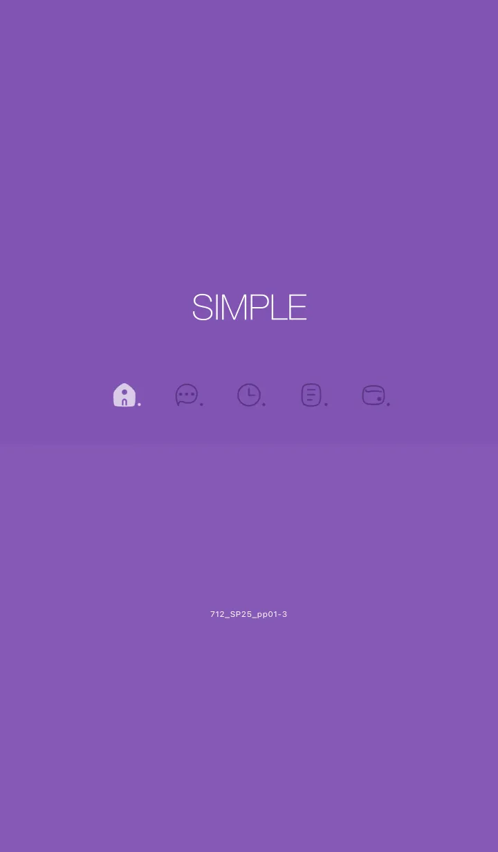 [LINE着せ替え] 712.25_パープル1-3の画像1