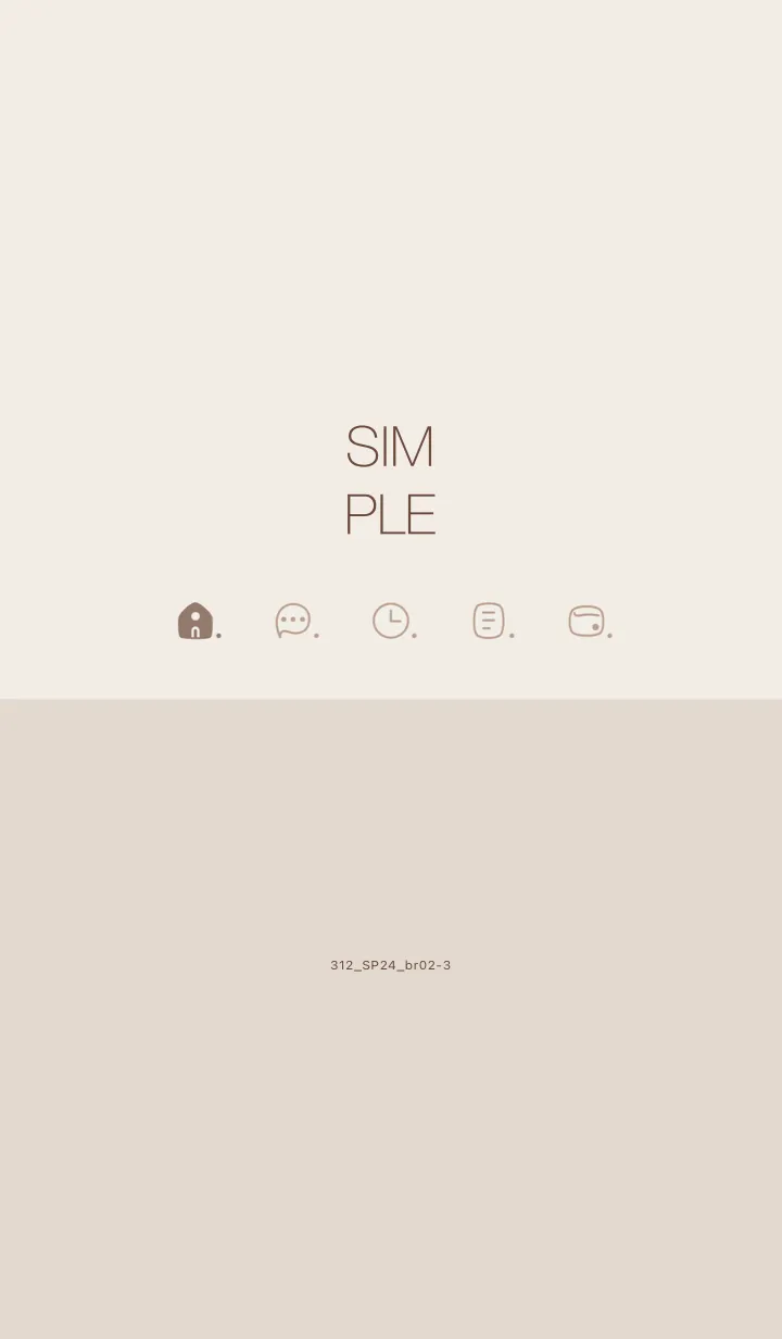 [LINE着せ替え] 312.24_ブラウン2-3の画像1