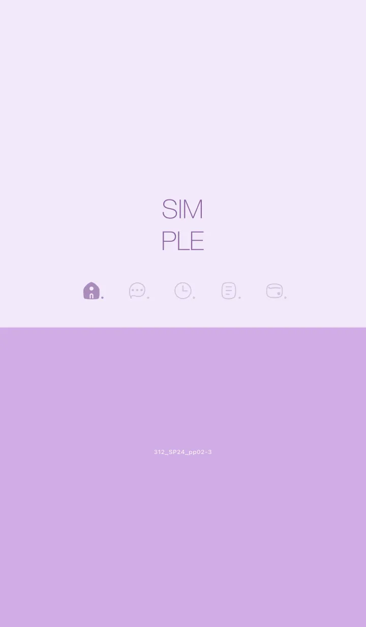 [LINE着せ替え] 312.24_パープル2-3の画像1